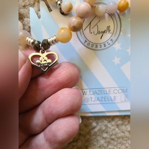 New T. Jazelle Fur-Ever Love Sterling & Agate Bracelets (2)